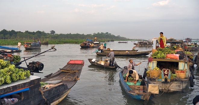 Croisière au delta du Mékong au Vietnam