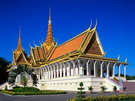 Le palais royal à Phnom Penh - circuit Vietnam Cambodge 3 semaines