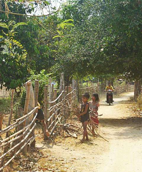 Les enfants à 4000 iles Laos