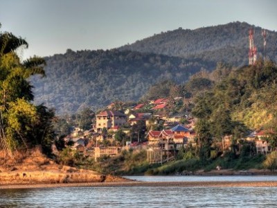 Promenade en bateau sur le Mekong à Bokeo