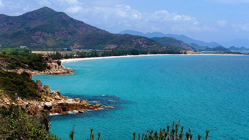 Le paysage de la mer de Binh Tien